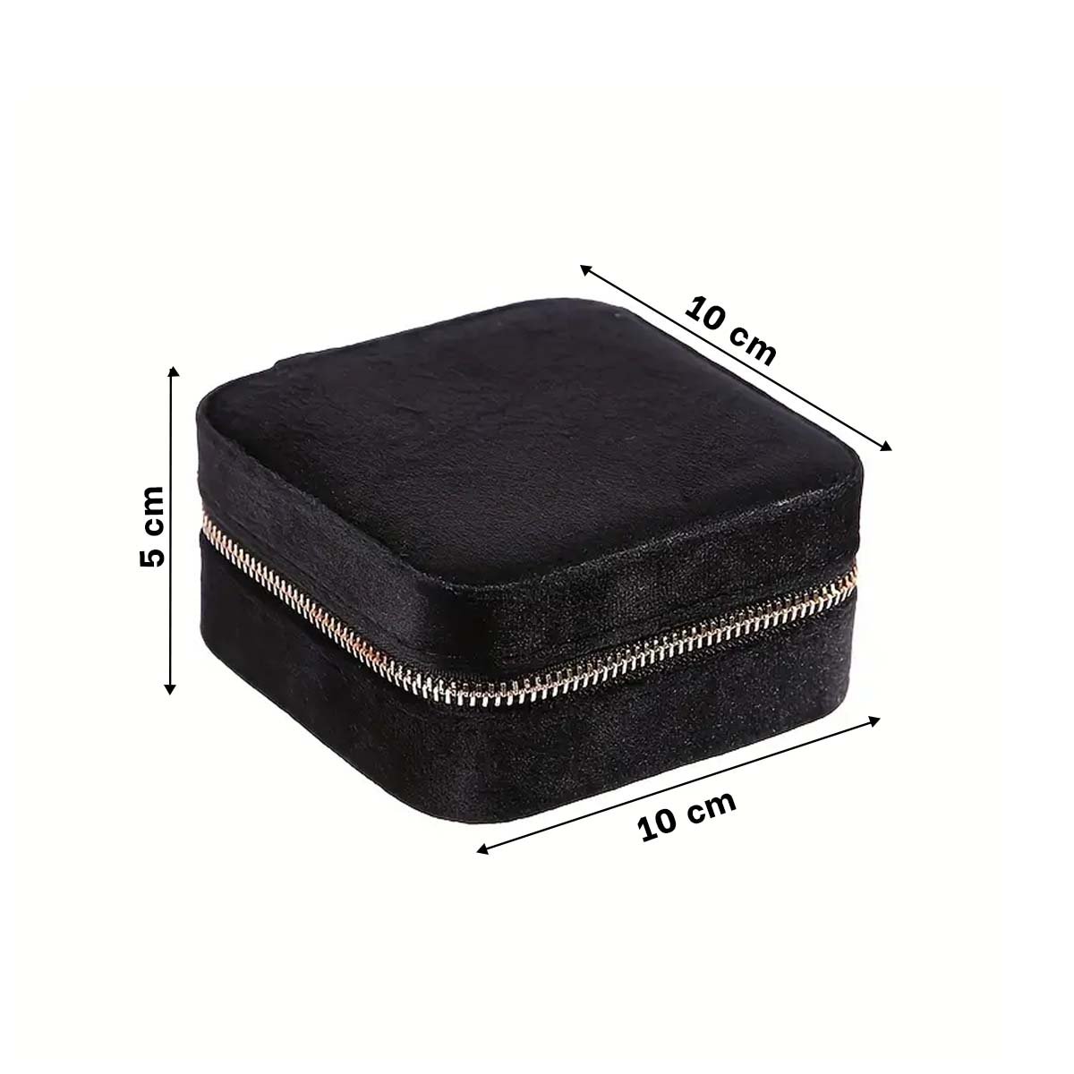 PACK2 ESTUCHE DE VIAJE TERCIOPELO NEGRO PARA ACCESORIOS - 4