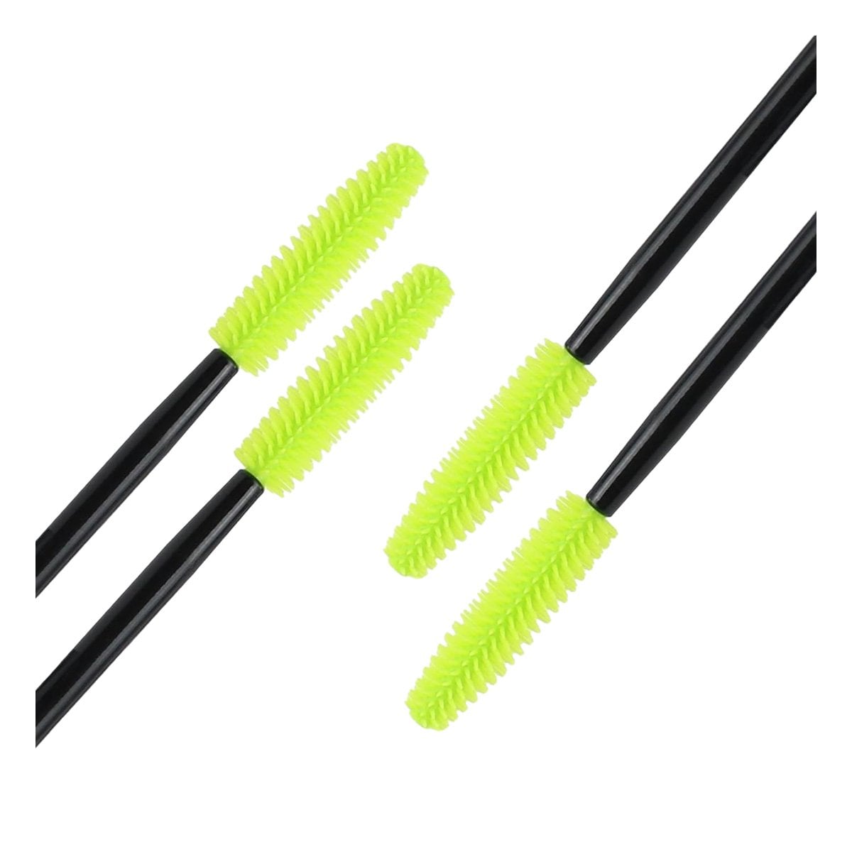 HERRAMIENTA VERDE LIMON DE SILICONA PARA PESTAÑA Y CEJA 12 PZS Y+REGALO STICKER - 3