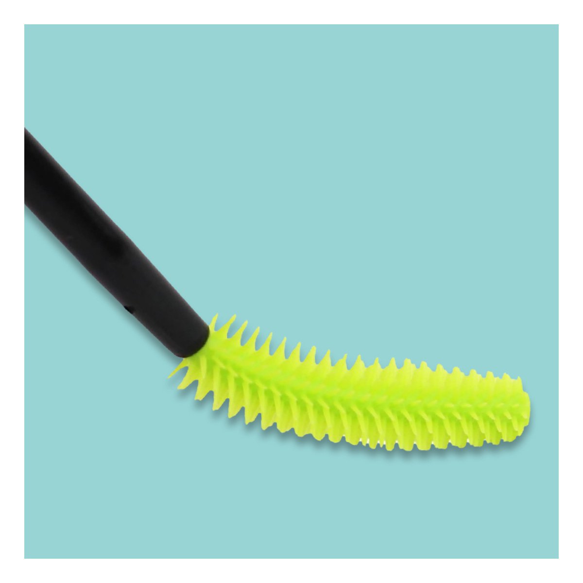 BROCHA VERDE LIMON DE SILICONA PARA PESTAÑA Y CEJA 12 PZS Y+PAPEL REGALO - 5