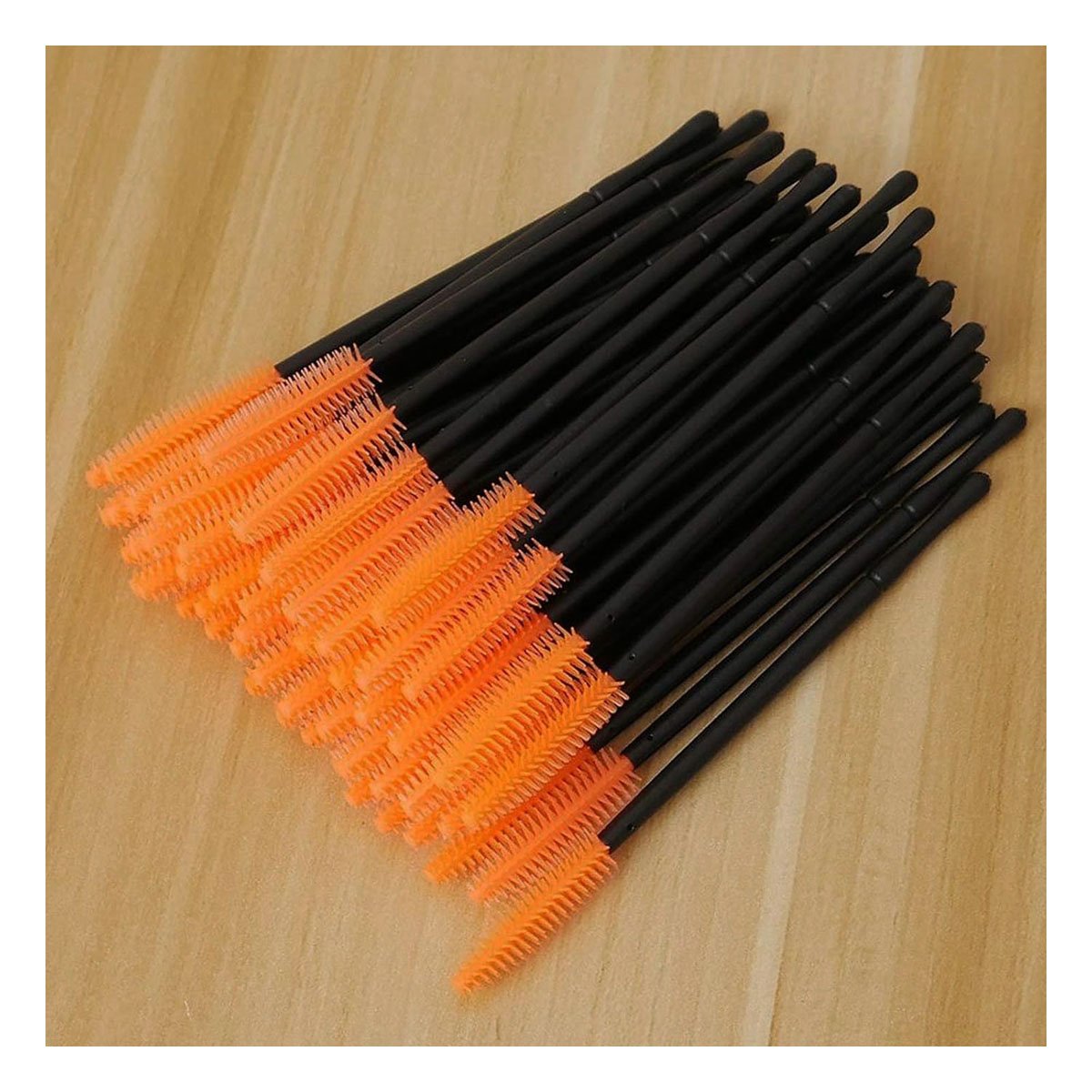 PACK12 PEINE PARA EXTENSION DE PESTAÑA SILICONA 12 PZS NARANJA - 5