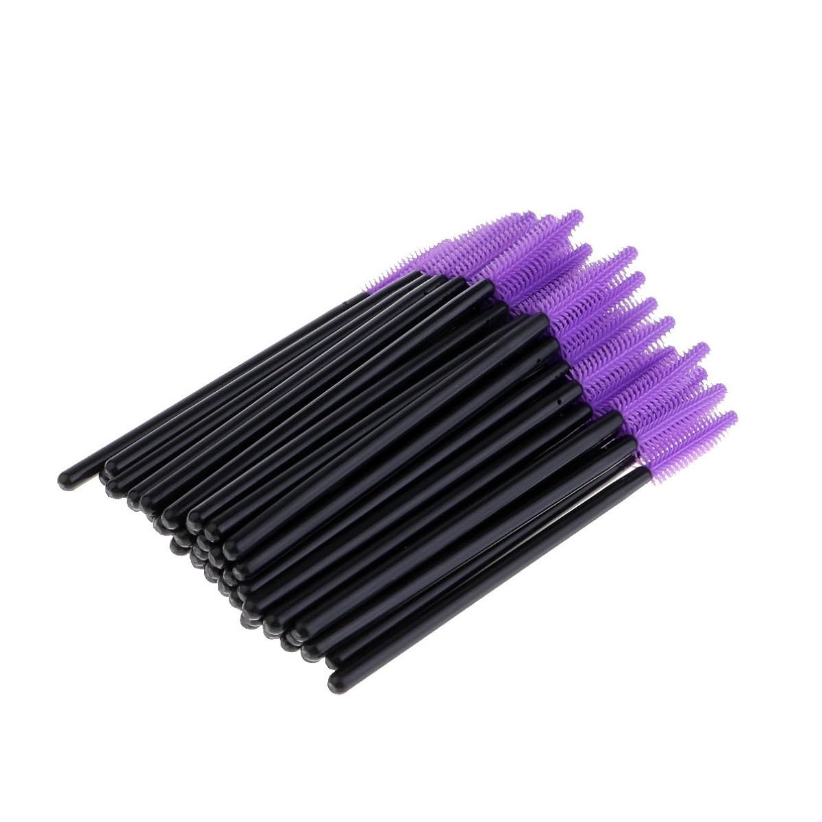 HERRAMIENTA MORADO DE SILICONA PARA PESTAÑA Y CEJA 12 PZS Y+REGALO STICKER - 3