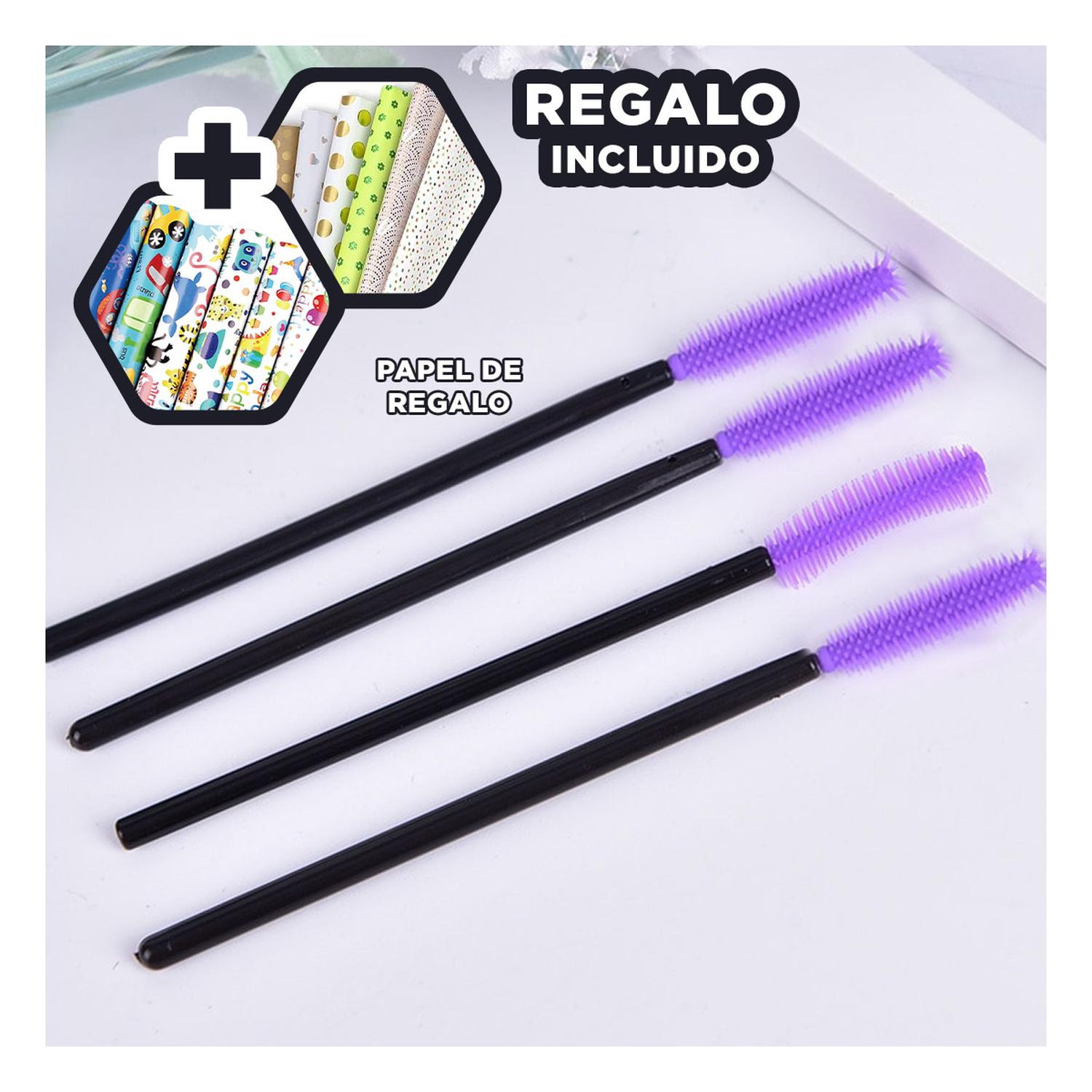 PACK6 APLICADOR DE MAKEUP PARA CEJAS MORAD Y+PAPEL DE REGALO - 1