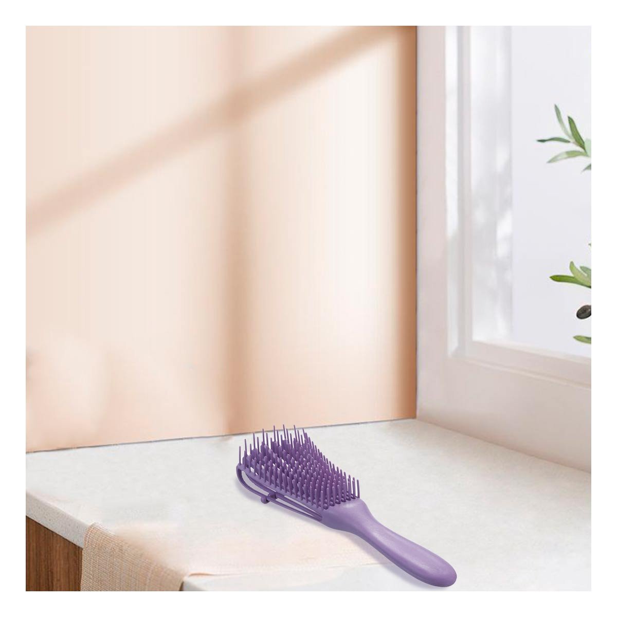 PACK6 ACCESORIO SUAVE DESENREDANTE MORADO PARA CABELLO - 5