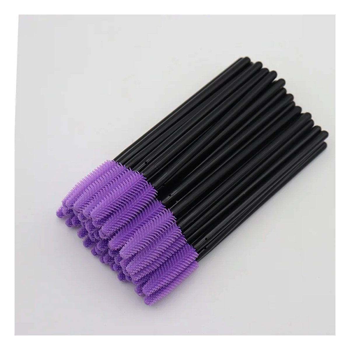 PACK2 APLICADOR FLEXIBLE DE SILICONA PARA PESTAÑA Y CEJA 12 PZS MORADO - 3