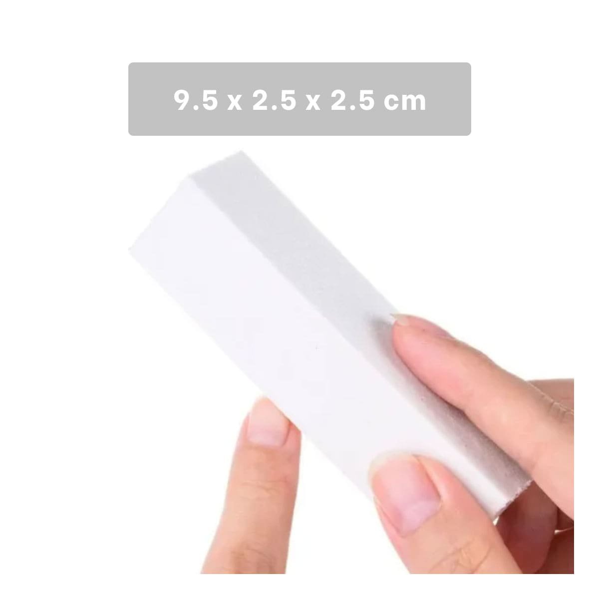PACK12 ACCESORIO PARA MANICURE BLOQUE BLANCO DE UÑAS Y+REGALO STICKER - 4