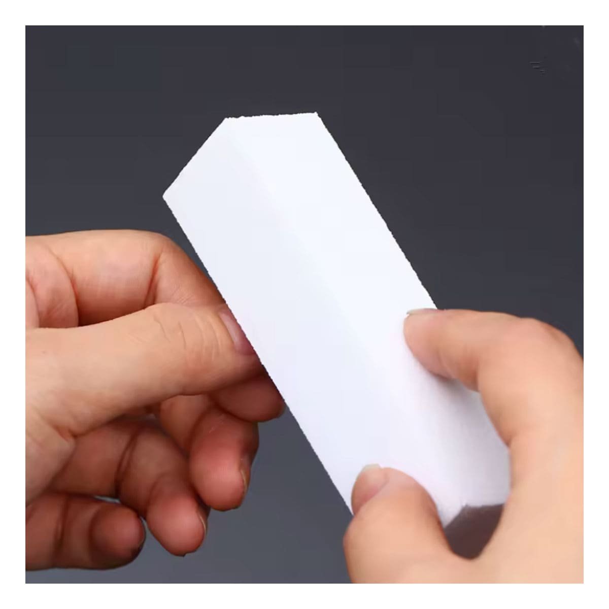 PACK6 HERRAMIENTA BLANCA DE UÑAS BLOQUE PARA USO DIARIO Y+PAPEL REGALO - 5