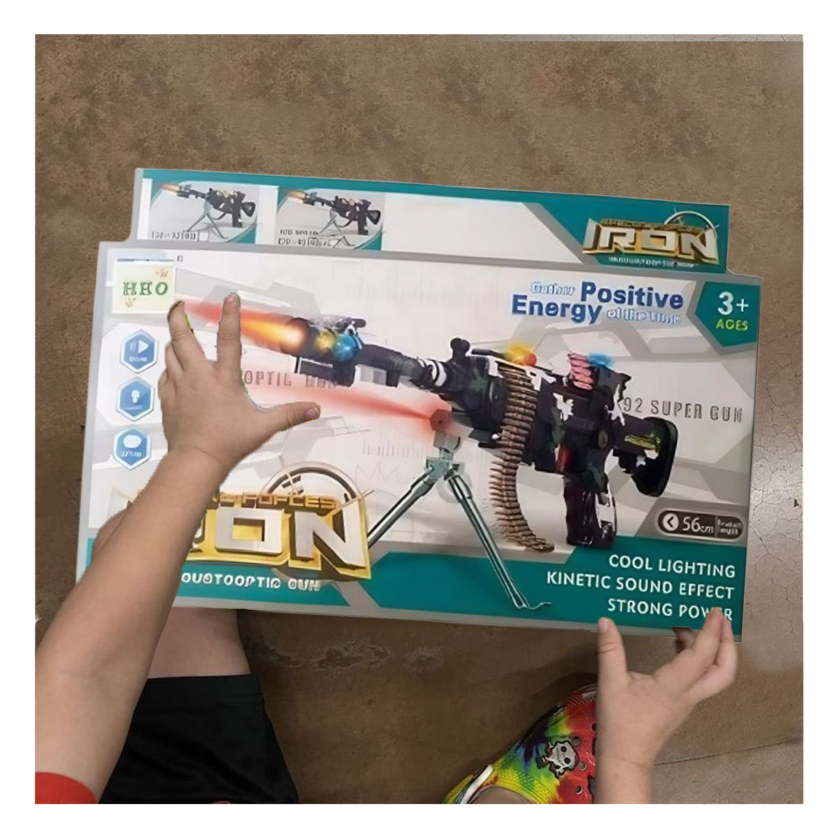 JUGUETE DE COMBATE CON TRIPODE PARA NIÑOS Y+PAPEL DE REGALO - 3