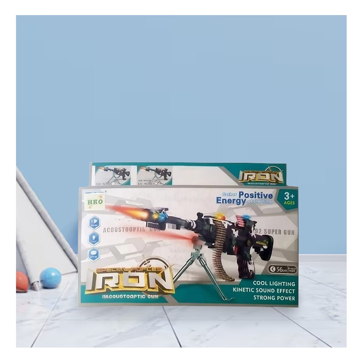 PACK2 JUGUETE DE GUERRA CON LUCES Y SONIDO Y+PAPEL DE REGALO - 3