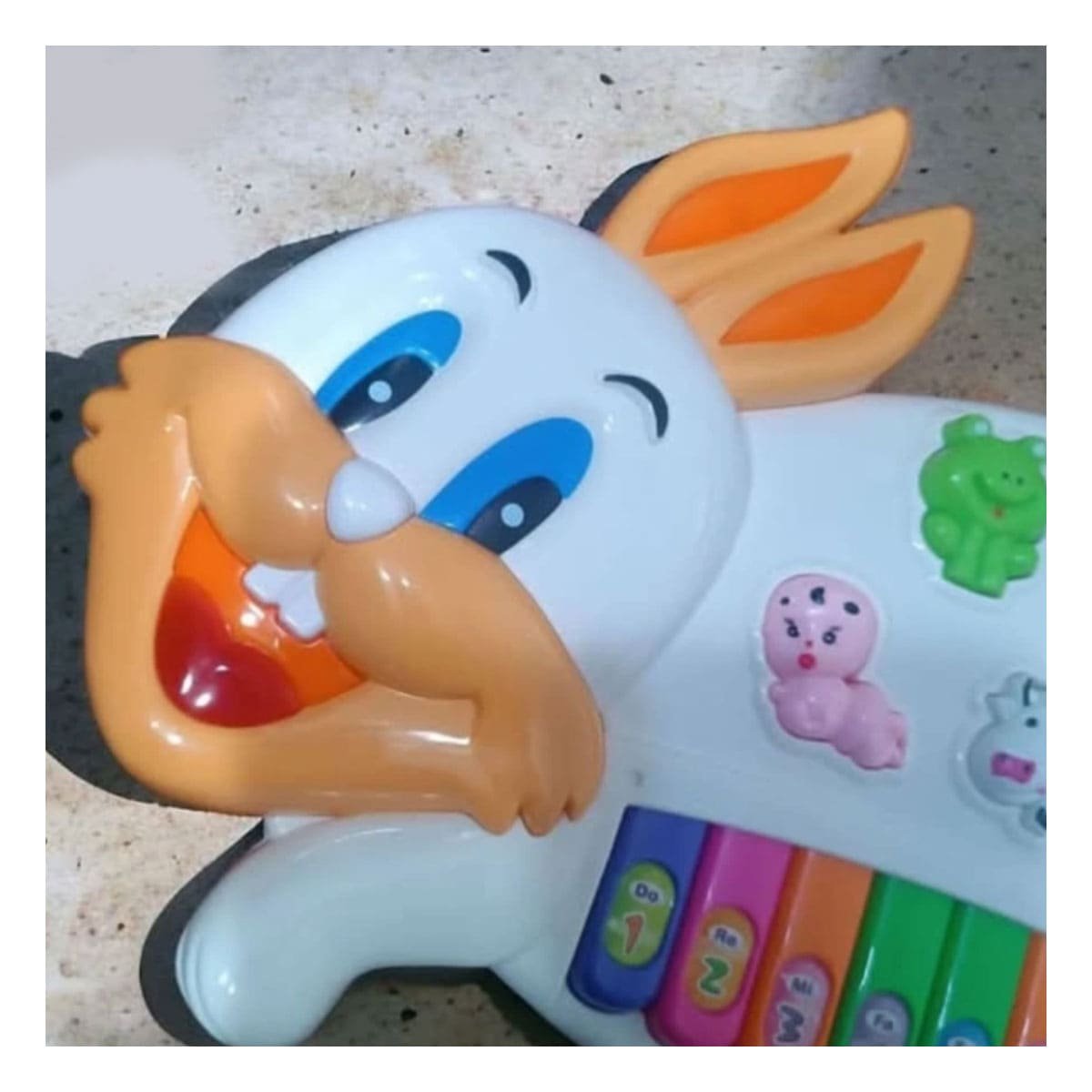 PACK4 JUEGO SONORO CONEJO CON NUMEROS Y ANIMALES PARA DIVERSION Y+REGALO STICKER - 5