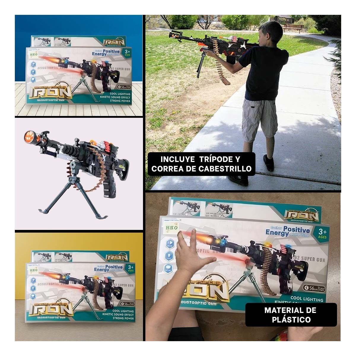 PACK6 LANZADOR DE JUGUETE PARA NIÑOS Y+PAPEL DE REGALO - 2