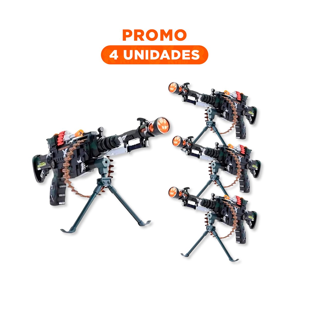 PACK4 LANZADOR CON LUCES Y SONIDO PARA NIÑOS - 1