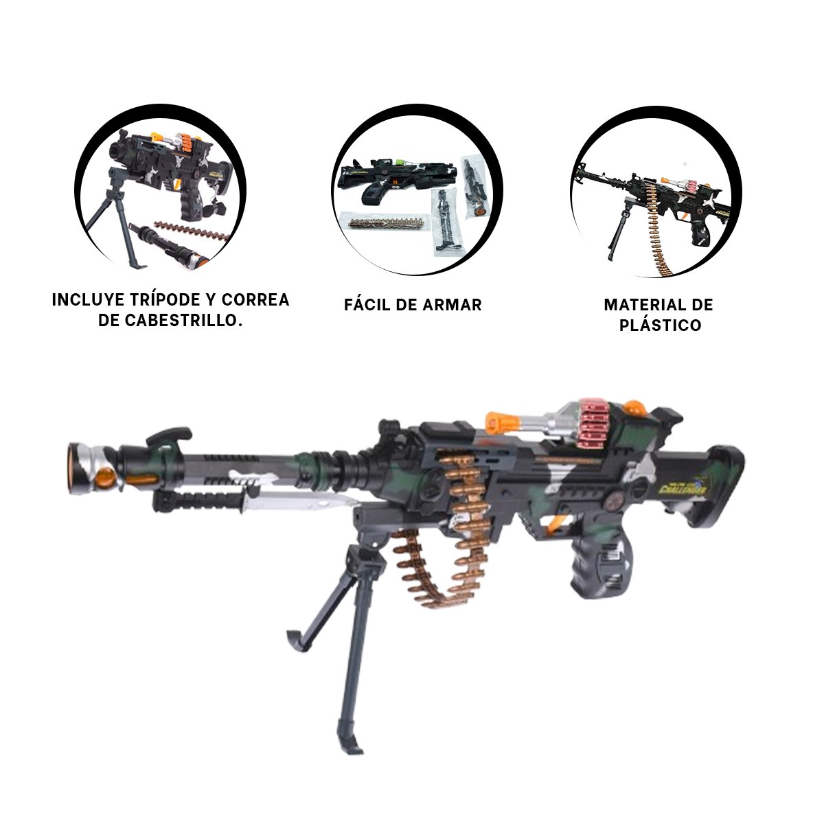 PACK4 LANZADOR CON LUCES Y SONIDO PARA NIÑOS - 2