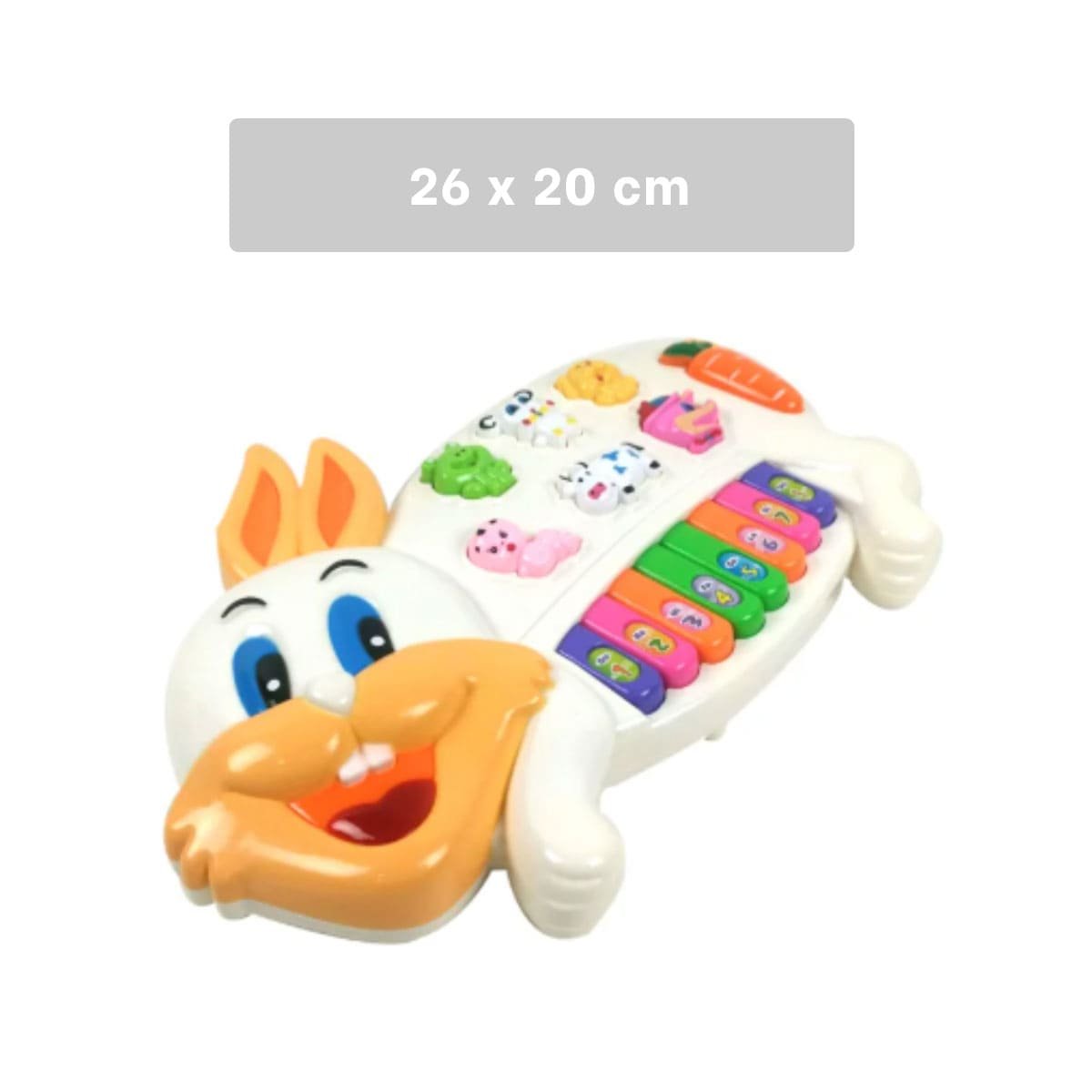 PACK2 TECLA SONORA CONEJO CON NUMEROS Y ANIMALES PARA DIVERSION Y+REGALO STICKER - 4