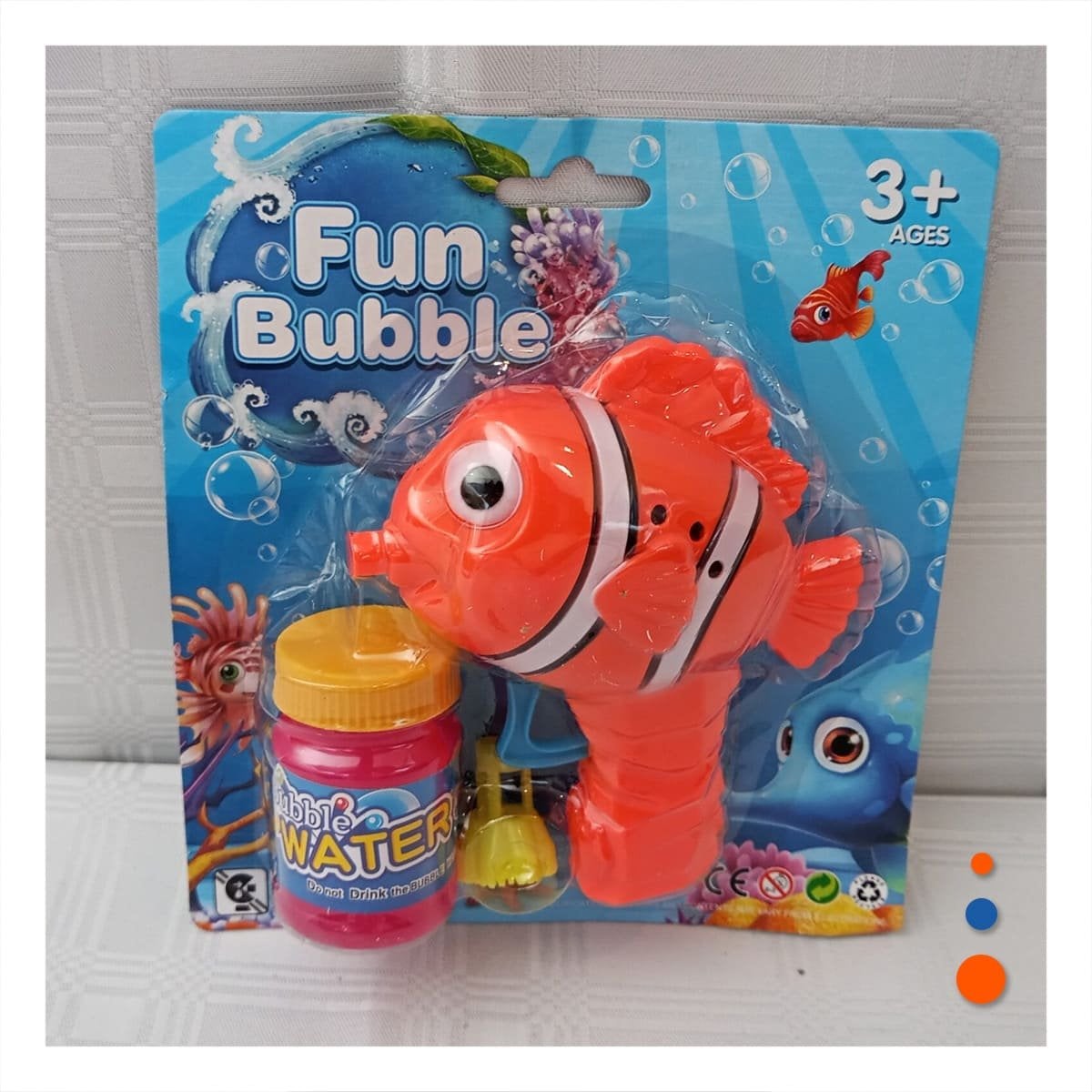 PACK12 ACCESORIO DE BURBUJAS DE PEZ PARA DIVERSION AL AIRE LIBRE - 2