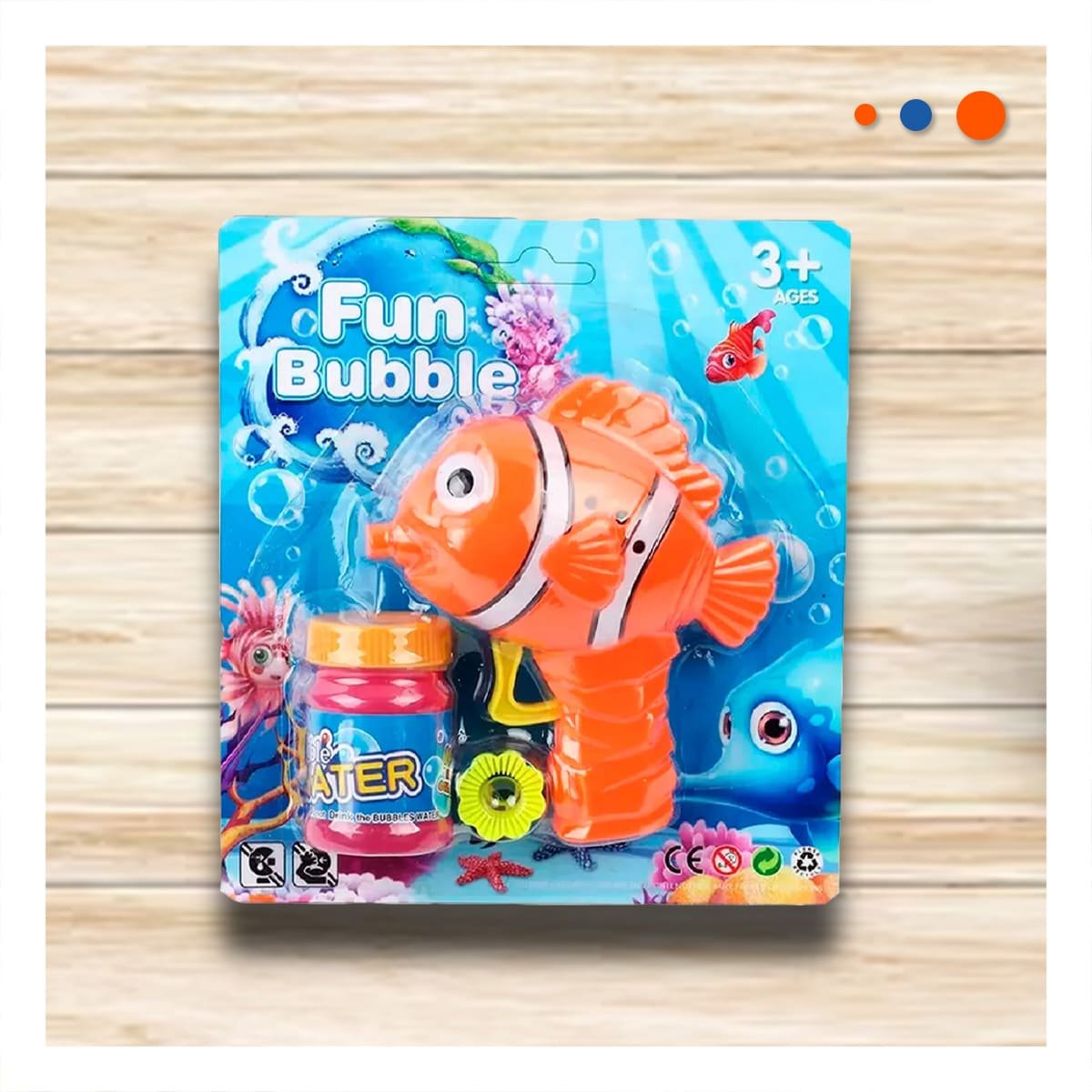 LANZADOR DE BURBUJAS DE PEZ PARA JUEGOS AL AIRE LIBRE Y EN CASA - 2