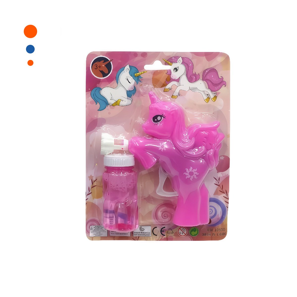 PACK2 DISPOSITIVO DE BURBUJAS CON UNICORNIO PARA JUEGOS AL AIRE LIBRE Y+REGALO STICKER - 2