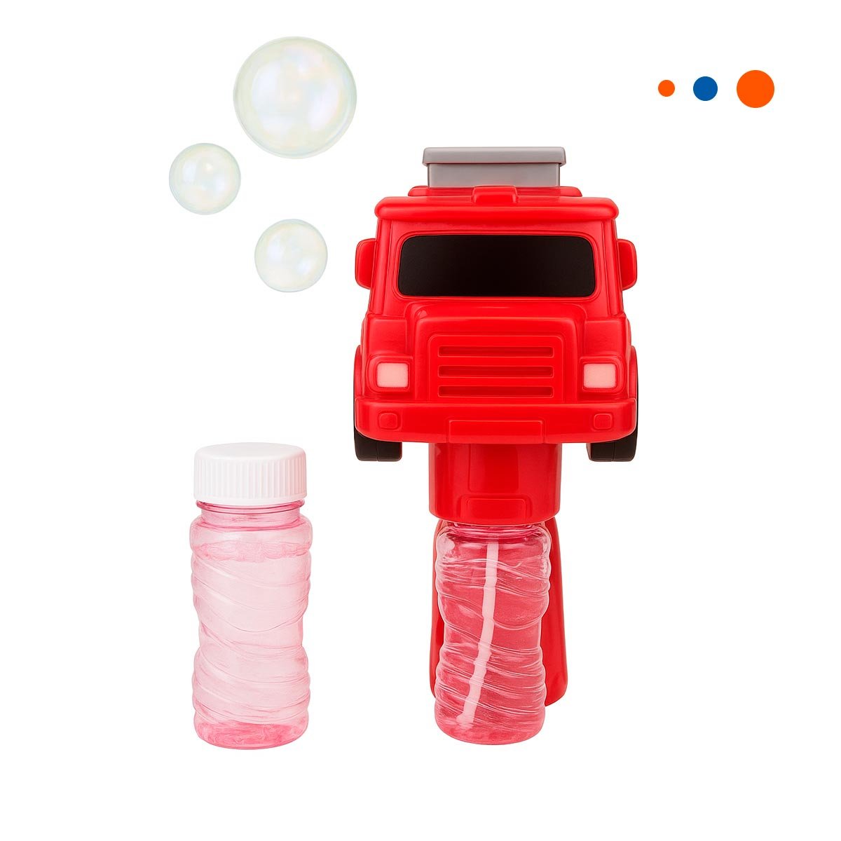 GENERADOR DE BURBUJAS MANUAL CAMION PARA ACTIVIDADES LUDICAS AL AIRE LIBRE Y+REGALO STICKER - 3