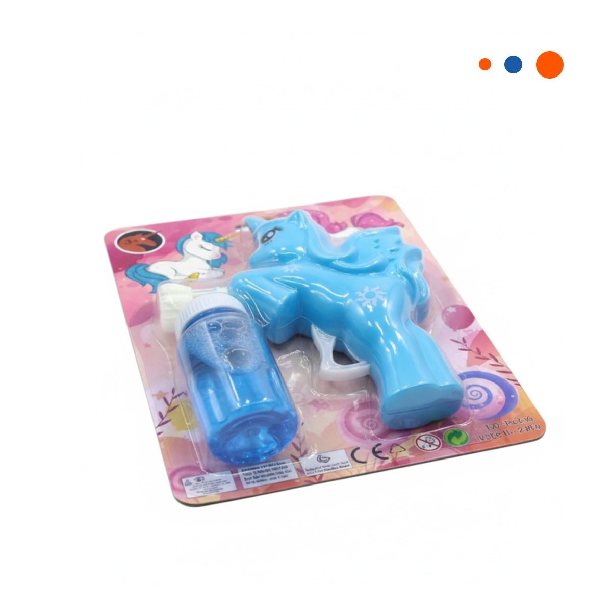 PACK4 GENERADOR DE BURBUJAS DE UNICORNIO PARA MOMENTOS DE DIVERSION Y+PAPEL REGALO - 3