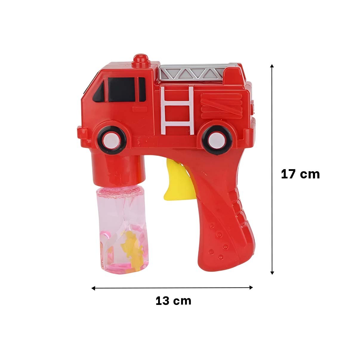 PACK2 JUGUETE DE BURBUJAS CARRO BOMBERO ROJO PARA COMPARTIR DIVERSION Y+REGALO STICKER - 4