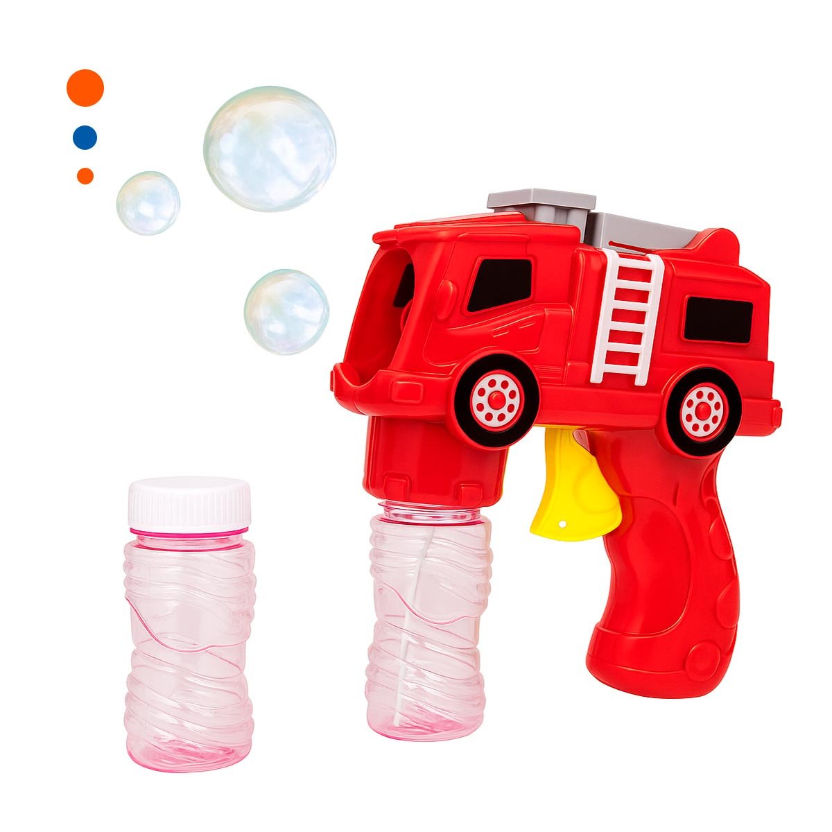 PACK2 DISPENSADOR DE BURBUJAS INFANTIL CAMION PARA DIVERSION EN FAMILIA Y+REGALO STICKER - 2
