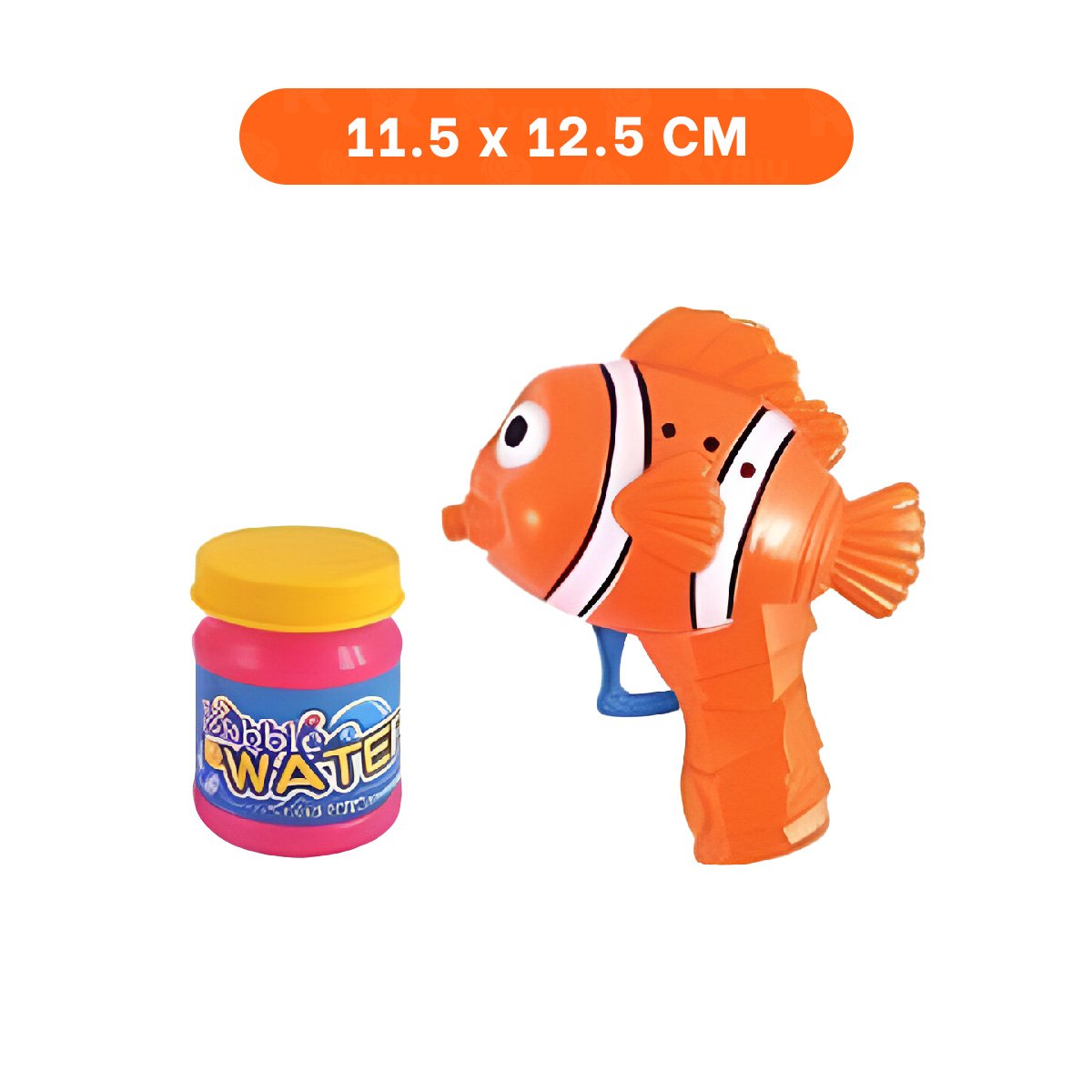 LANZADOR DE BURBUJAS PORTATIL CON ESTILO DE PEZ PARA JUEGO DIARIO Y+LIGAS REGALO - 4