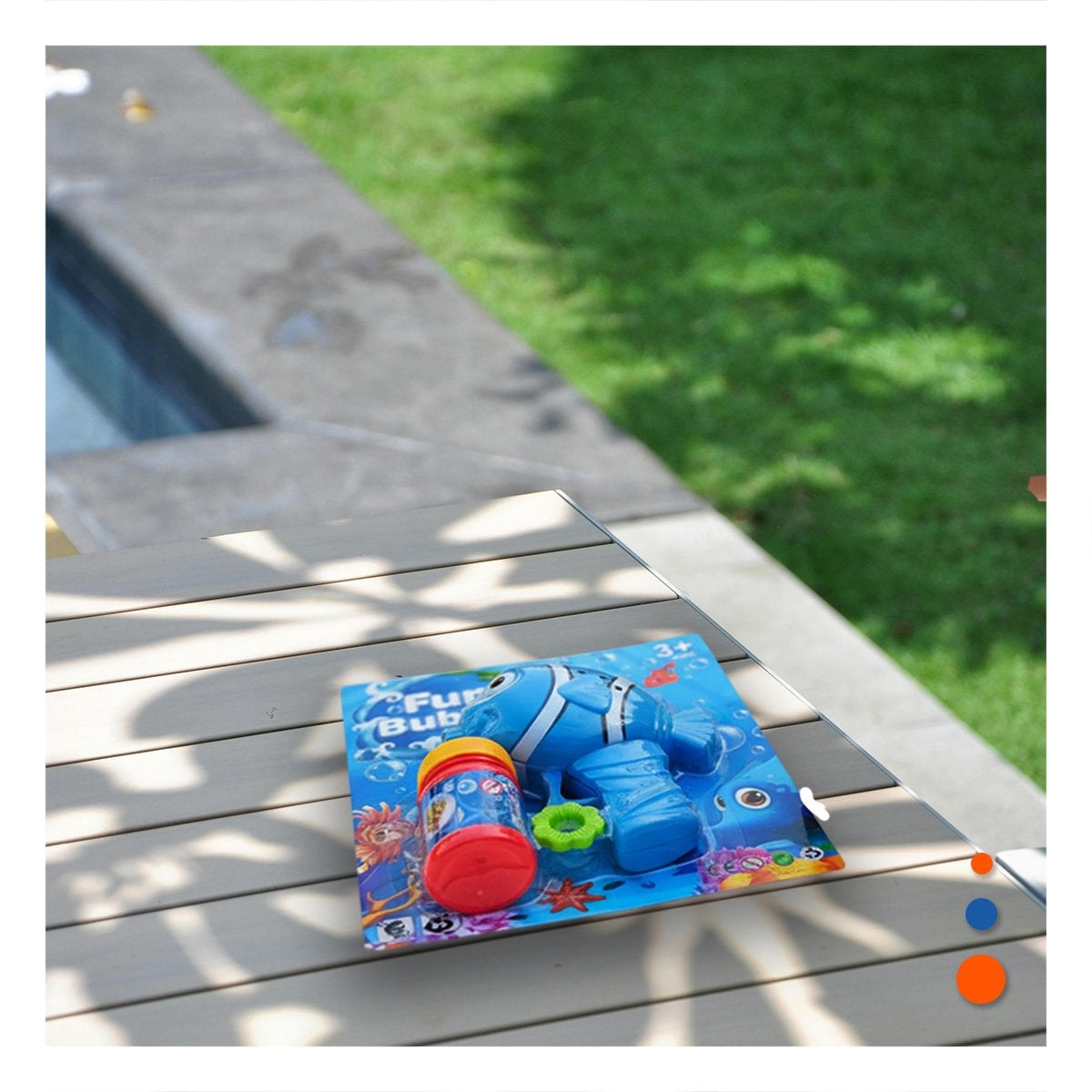 ACCESORIO DE BURBUJAS CON FORMA DE PEZ PARA JUEGOS EN FAMILIA Y+LIGAS REGALO - 1