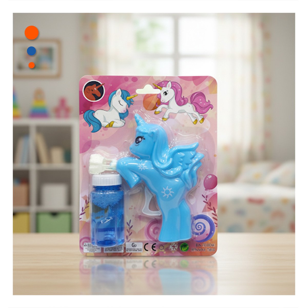 PACK2 DISPENSADOR DE BURBUJAS DE UNICORNIO PARA ENTRETENIMIENTO DIARIO - 2