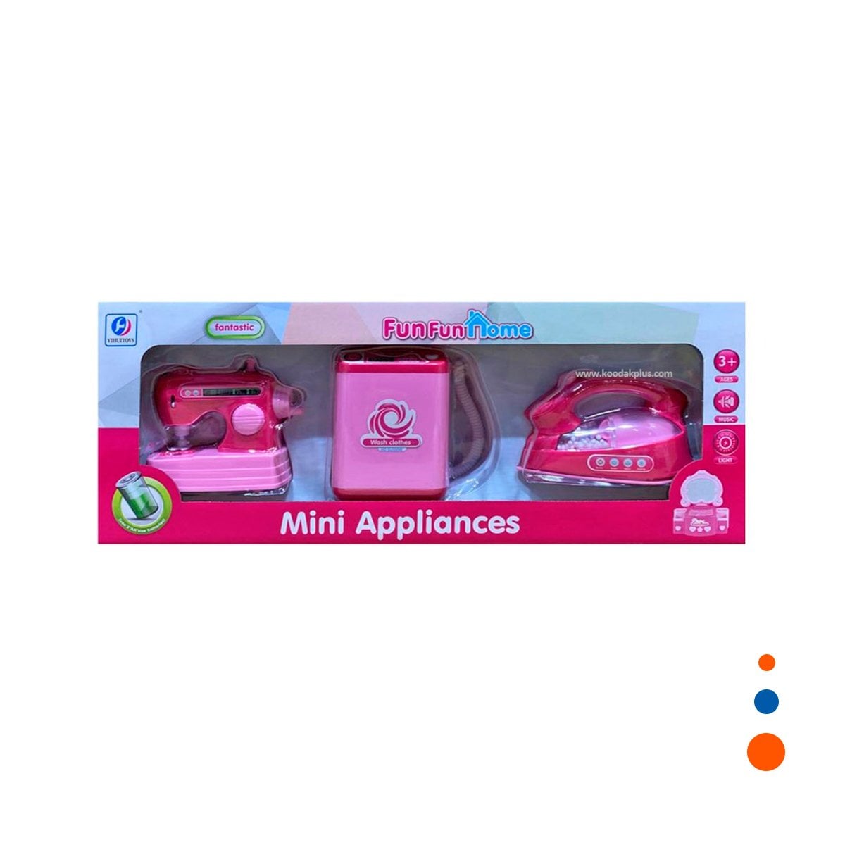LINEA DE COSTURA CON LAVADORA Y PLANCHA PARA JUEGO CREATIVO Y SOCIAL EN CASA YREGALO STICKER - 3