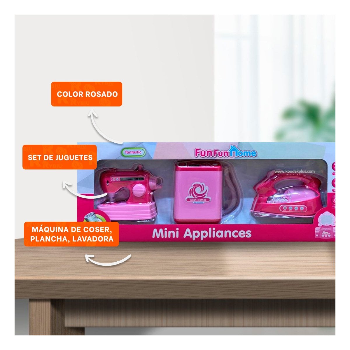 LINEA DE COSTURA CON LAVADORA Y PLANCHA PARA JUEGO CREATIVO Y SOCIAL EN CASA YREGALO STICKER - 5