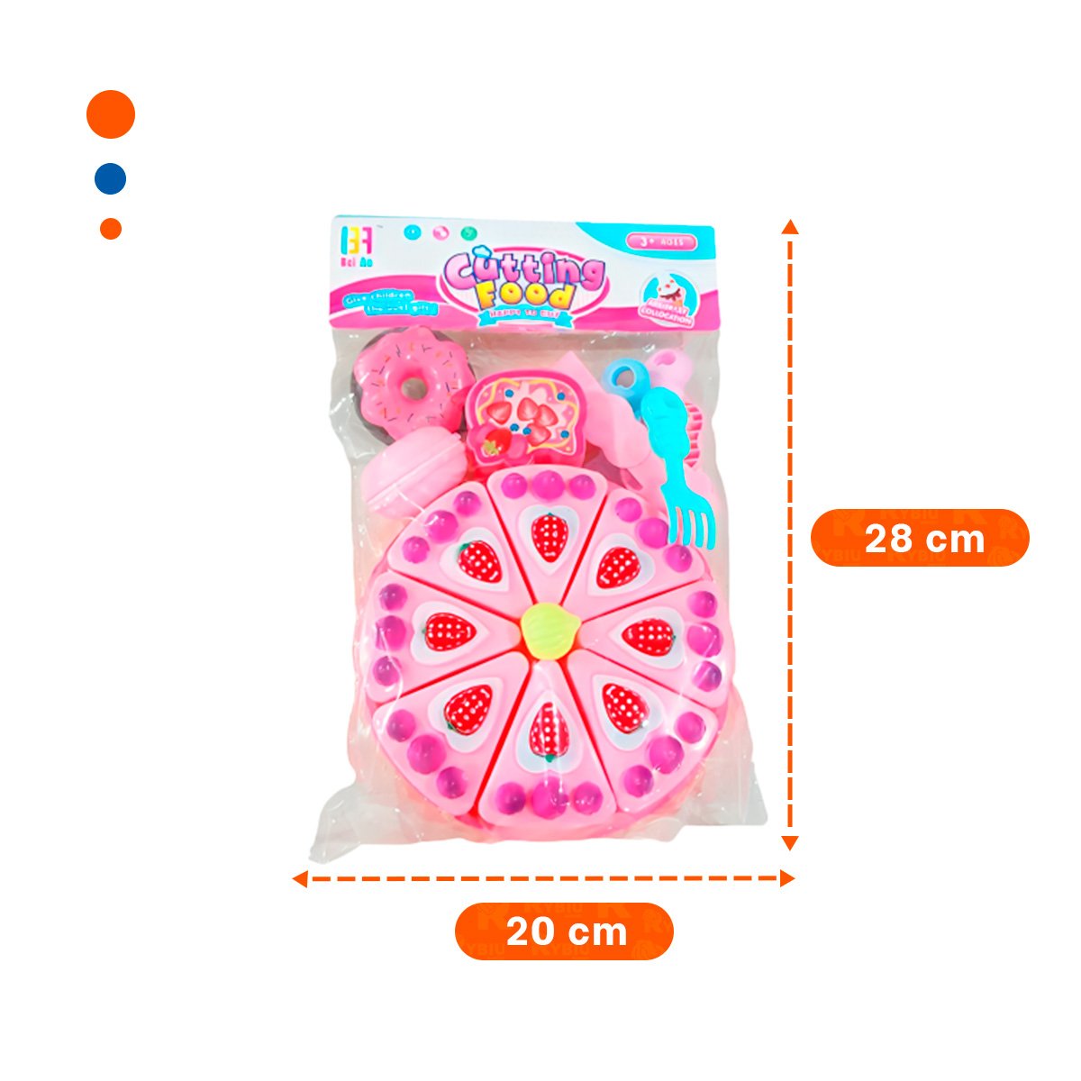 PACK6 KIT MINI CHEF PARA CORTAR PASTEL Y+REGALO STICKERS - 4