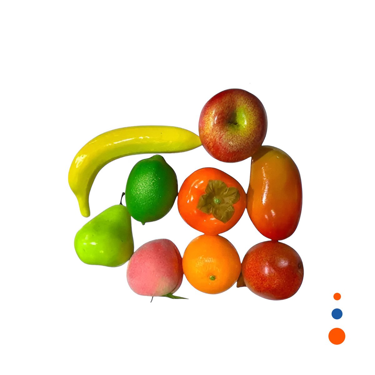 PACK12 SET DE JUEGO CON FRUTAS MULTICOLOR PAR A PEQUES - 3