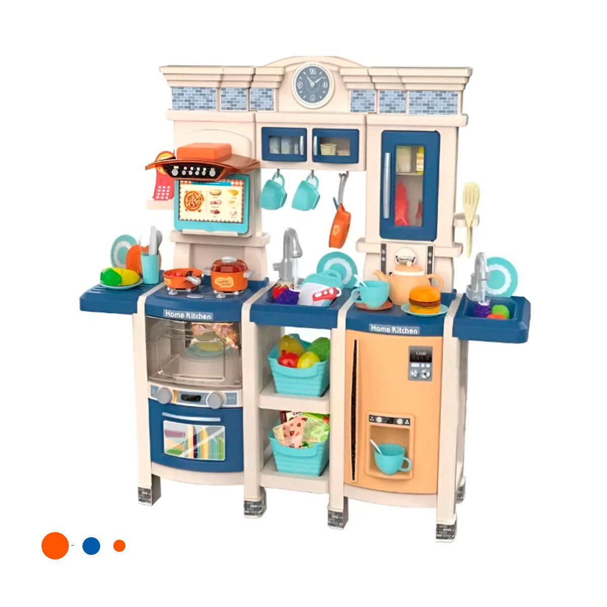 PACK2 COCINA DIDACTICA INFANTIL CON ACCESORIOS PARA JUEGO DIARIO Y+REGALO STICKER - 2