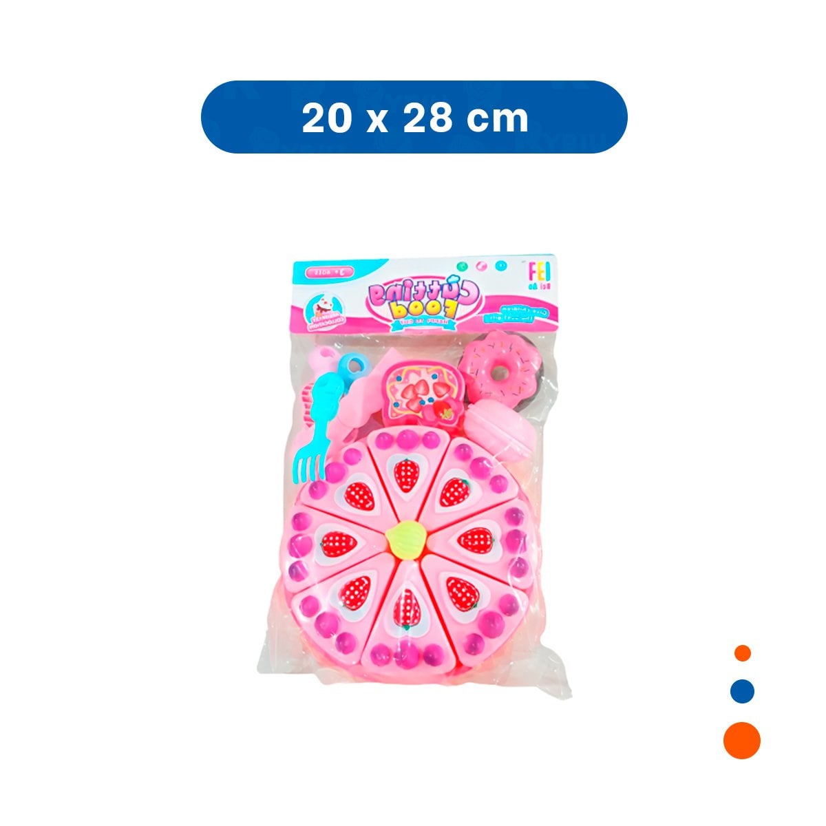 COLECCION DE REPOSTERIA CON PASTEL PARA CORTAR PARA JUEGO IMAGINATIVO YLIGAS REGALO - 4