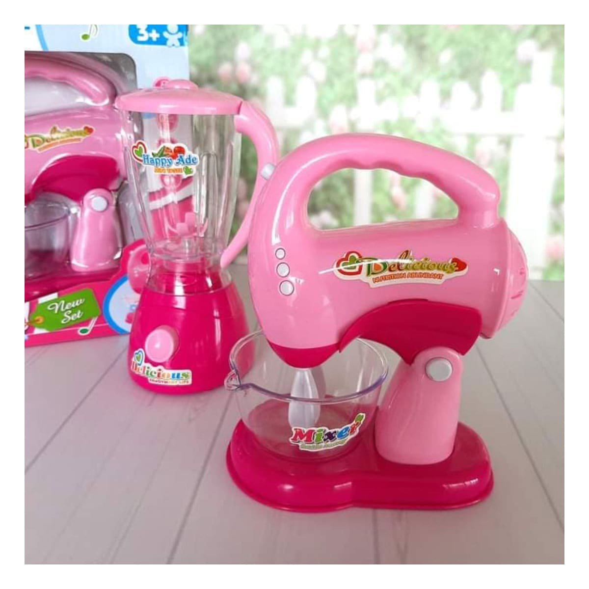 PACK4 MINI LICUADORA INFANTIL PARA NIÑAS Y+PAPEL DE REGALO - 5