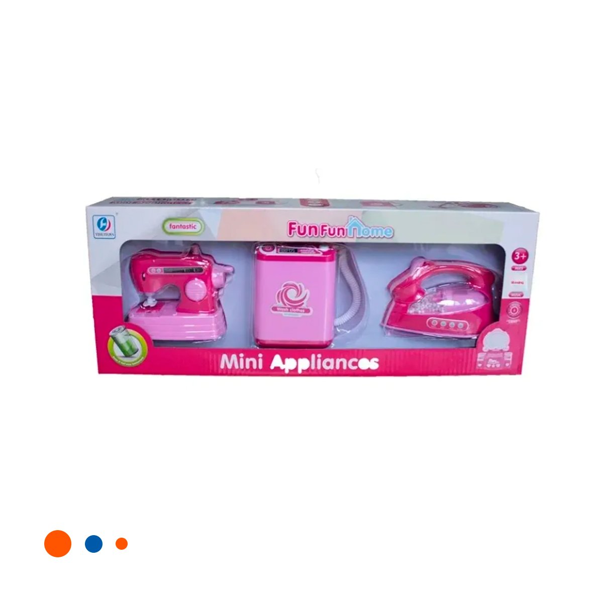 PACK6 SET INFANTIL PARA EL HOGAR LAVADORA Y+PAPEL DE REGALO - 3