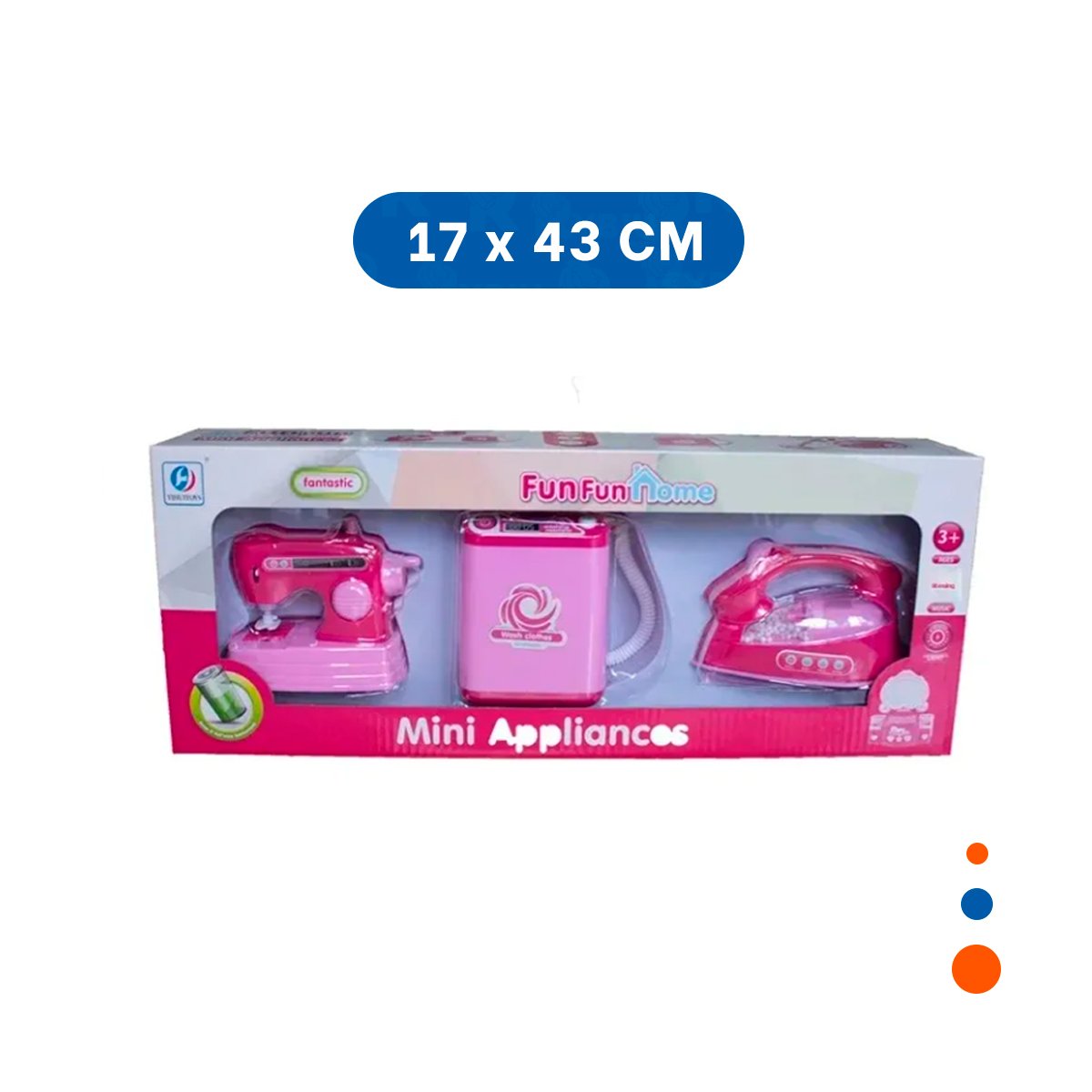 PACK6 SET INFANTIL PARA EL HOGAR LAVADORA Y+PAPEL DE REGALO - 4
