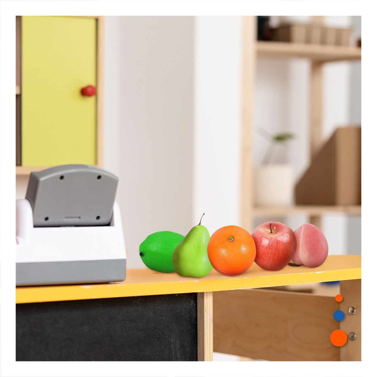 PACK6 VERSION LUDICA DE FRUTAS PARA JUEGO CREATIVO - 3