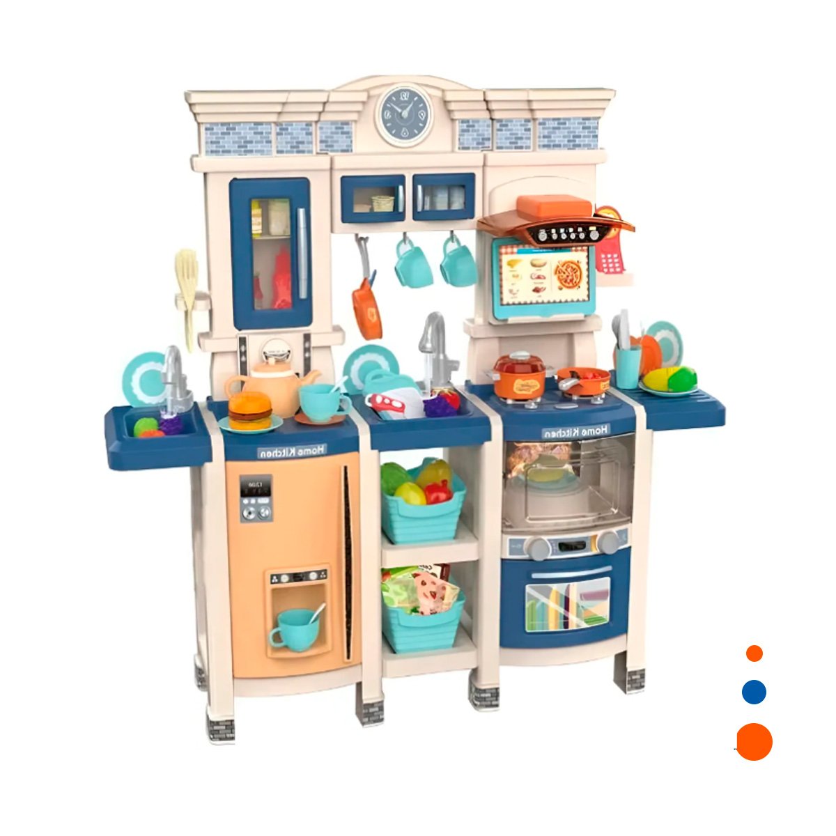 AREA DE COCINA INFANTIL CON ACCESORIOS PARA DIVERSION CREATIVA Y+REGALO STICKER - 3