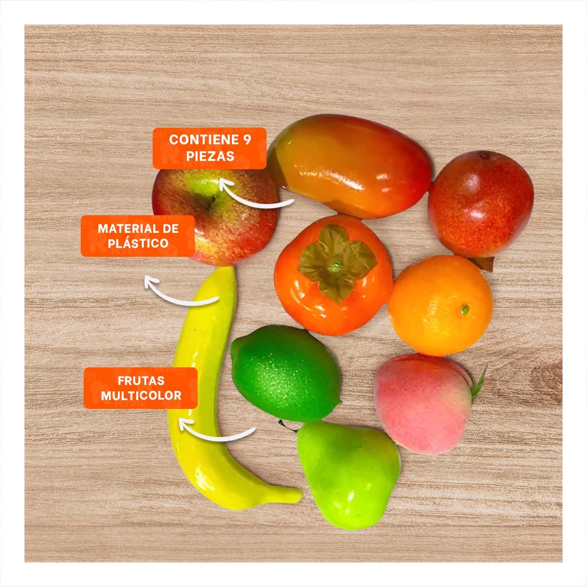 PACK12 SET DE DIVERSION CON FRUTAS Y+REGALO STICKERS - 2