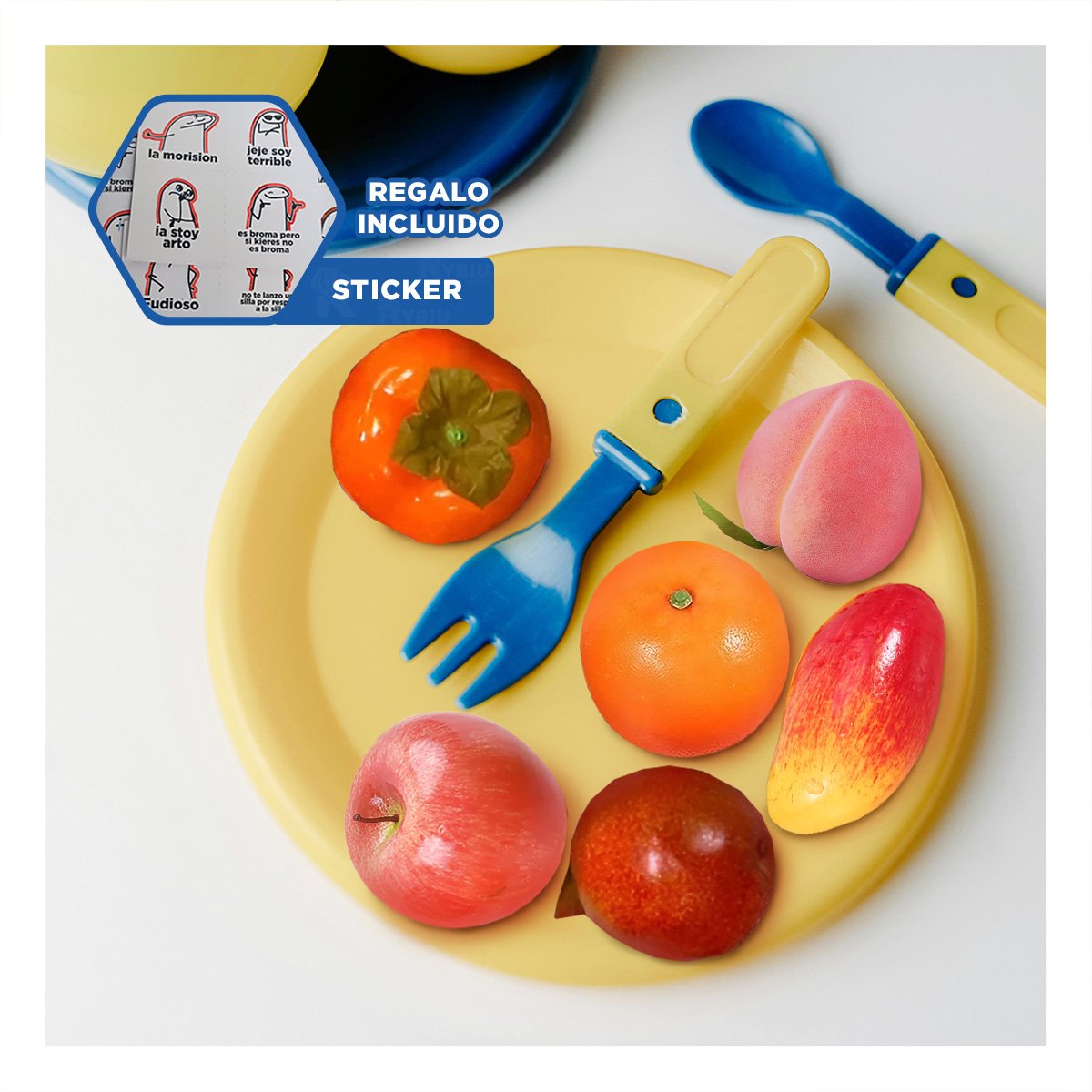 PACK12 SET DE DIVERSION CON FRUTAS Y+REGALO STICKERS - 5