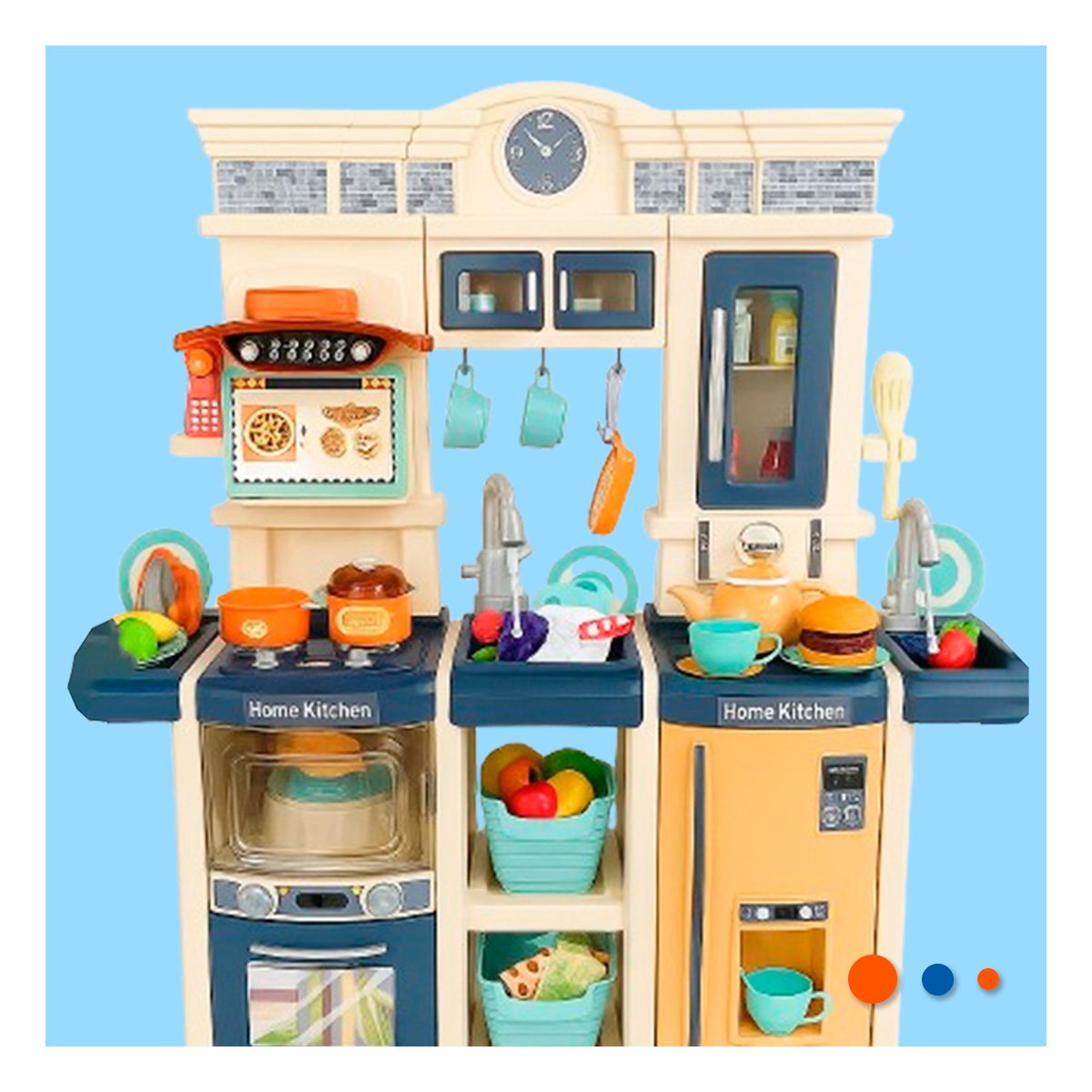 PACK2 AREA LUDICA DE COCINA INFANTIL CON ACCESORIOS PARA DIVERSION - 2