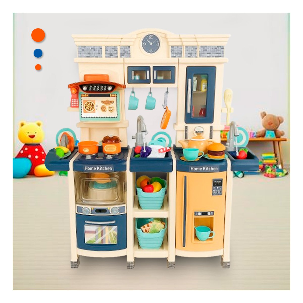 PACK2 AREA LUDICA DE COCINA INFANTIL CON ACCESORIOS PARA DIVERSION - 3
