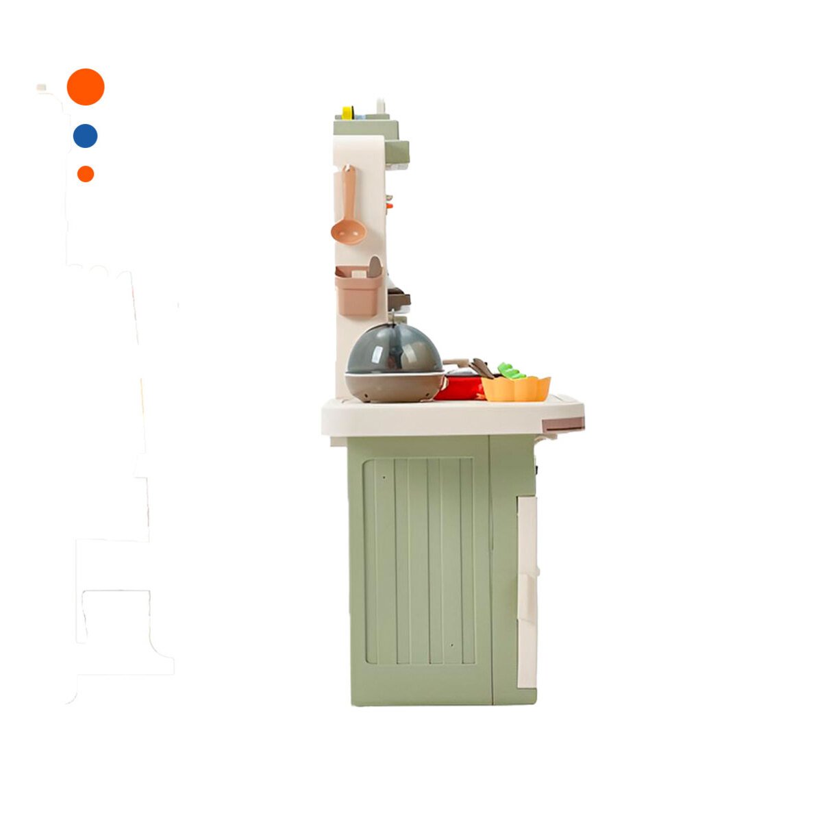 AREA DE COCINA INFANTIL CON ACCESORIOS PARA JUEGO IMAGINATIVO EN CASA Y+LIGAS REGALO - 3