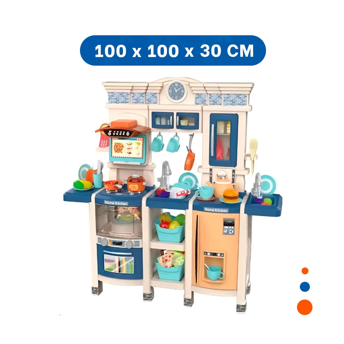 ZONA DE COCINA INFANTIL CON ACCESORIOS PARA JUEGO DIARIO Y+LIGAS REGALO - 4