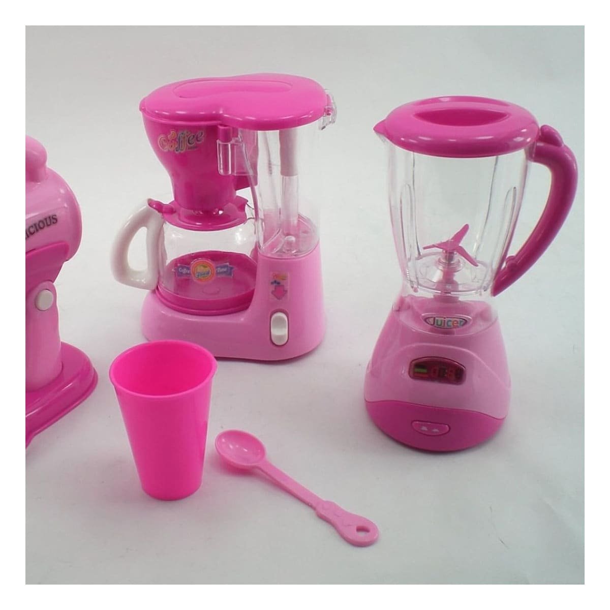 SET DE COCINA INFANTIL EN COLOR ROSADO - 5