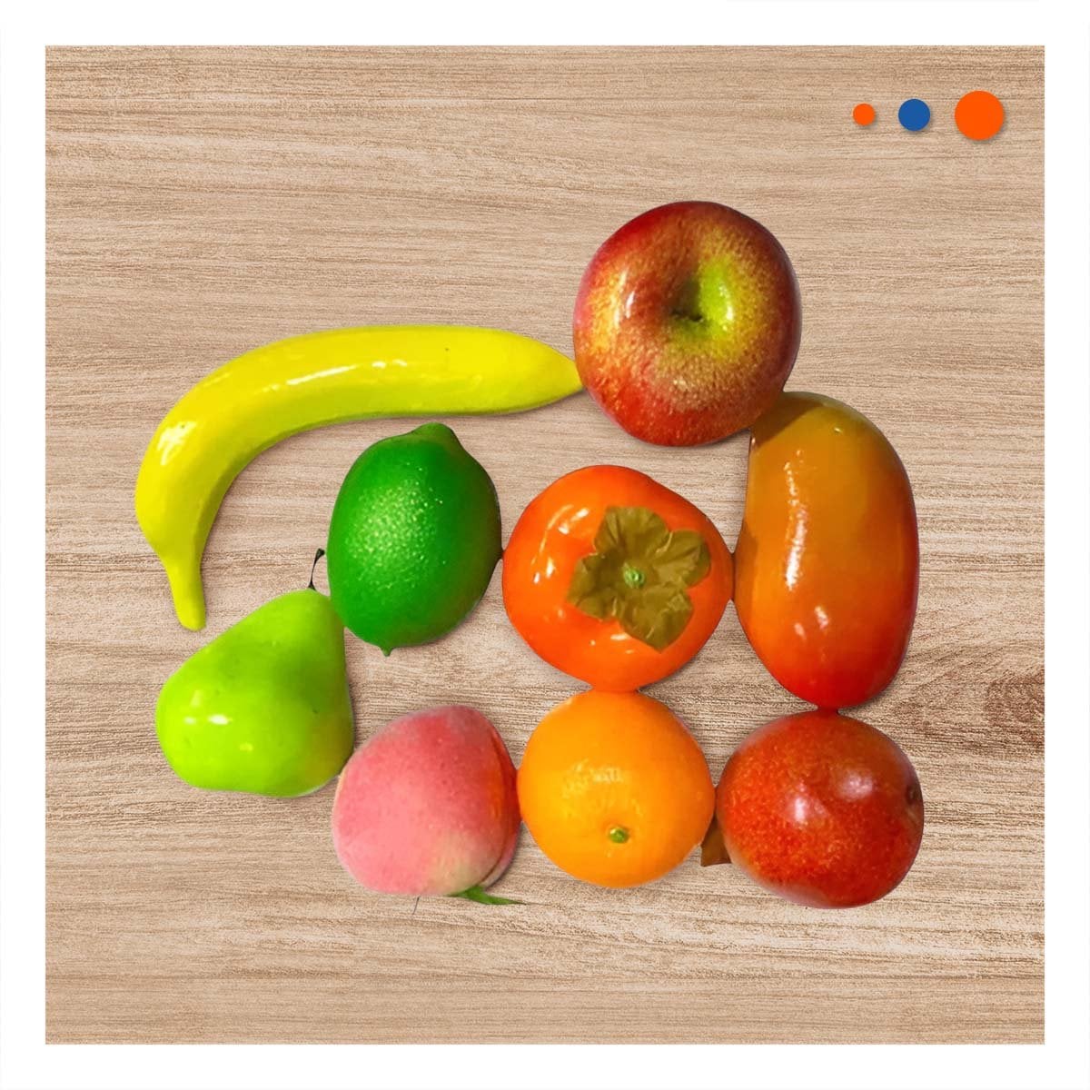 JUGUETE FRUTAS PARA APRENDIZAJE MULTICOLOR Y+PAPEL DE REGALO - 3
