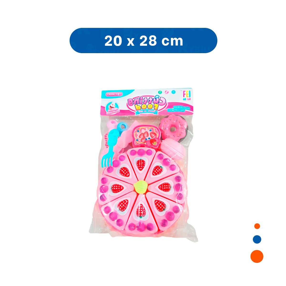 PACK4 SET DE CORTE PARA PASTEL KID EN ROSA Y+REGALO STICKERS - 4