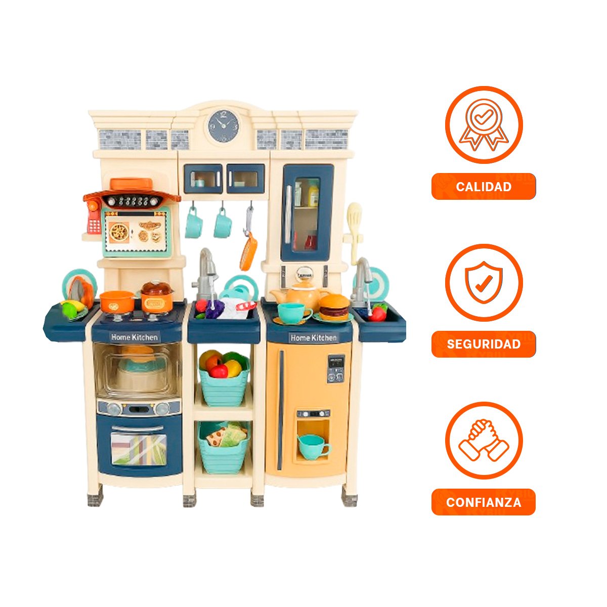 MODULO DE COCINA INFANTIL CON ACCESORIOS PARA JUEGO EN CASA - 3