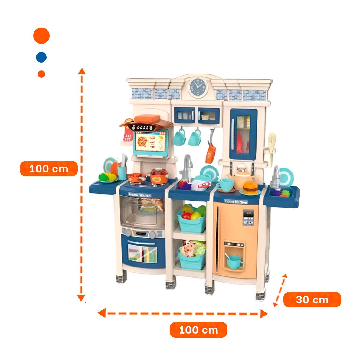 MODULO DE COCINA INFANTIL CON ACCESORIOS PARA JUEGO EN CASA - 4