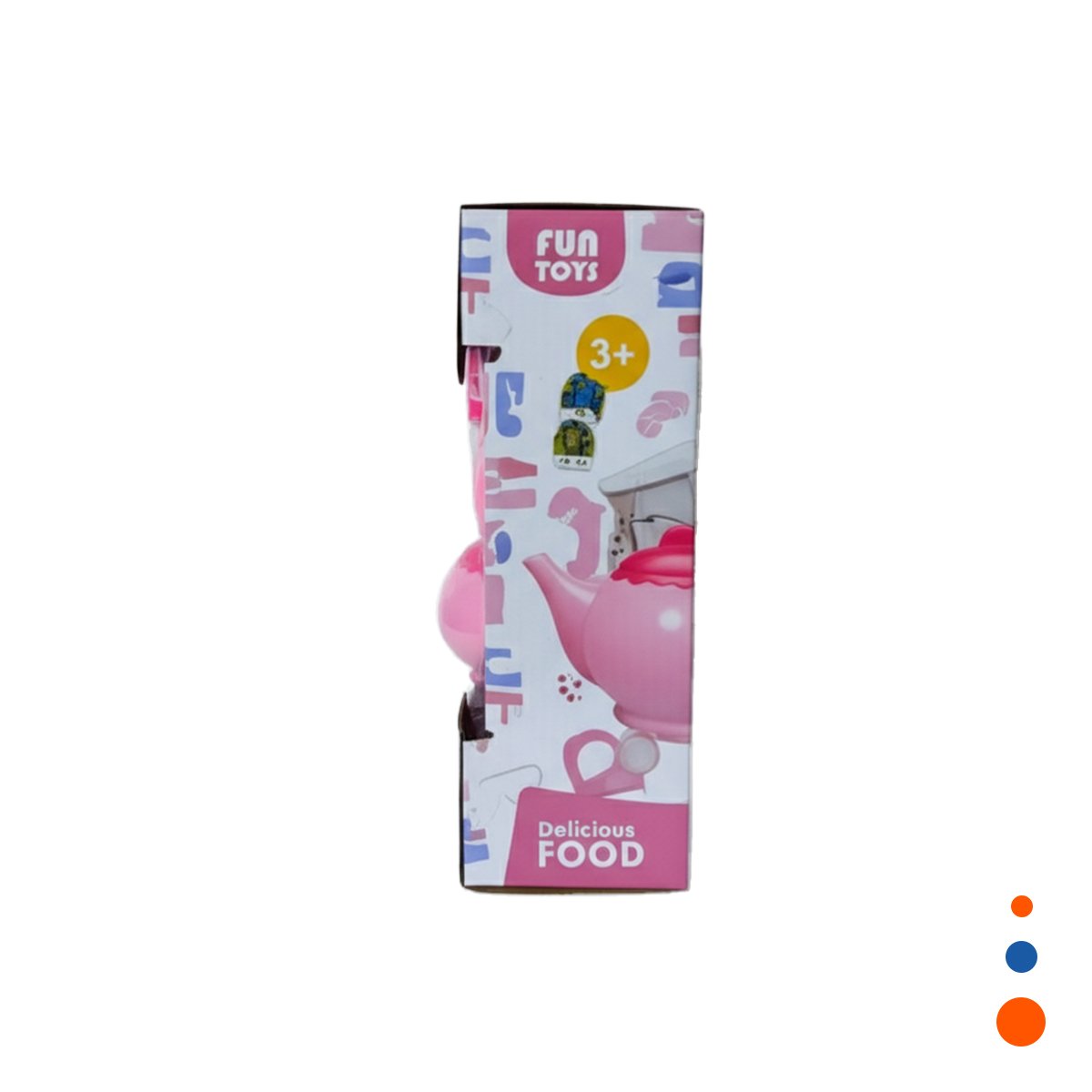 KIT INFANTIL DE COCINA CON TETERAS PLATOS Y CUBIERTOS PARA JUEGO IMAGINATIVO Y+REGALO STICKER - 3